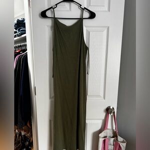 Old Navy Olive Green Maxi Dress